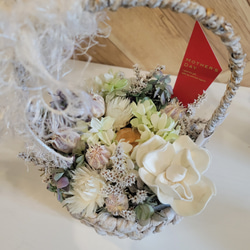 母の日アレンジ♡アロマとお花で癒されるアレンジ 2枚目の画像