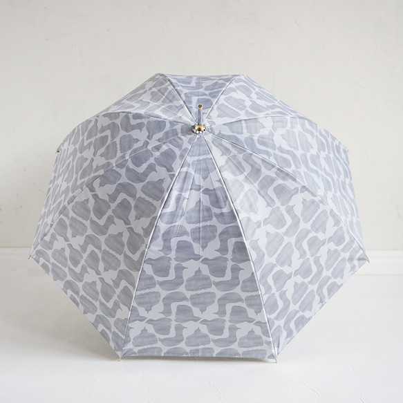 【ワケあり 740円引き】竹ハンドル UVカット手開き長傘 bird 紫外線99.9%カット 165035 晴雨兼用 14枚目の画像