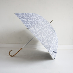 【ワケあり 740円引き】竹ハンドル UVカット手開き長傘 bird 紫外線99.9%カット 165035 晴雨兼用 13枚目の画像