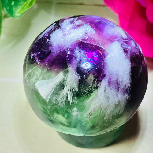 エンジェルフェザー 万華鏡 フローライト マルチカラー 蛍石