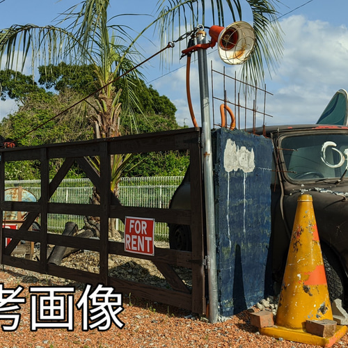 面白い看板 バイカーかかし 自立式 電飾看板 目を引く看板 #アメリカン