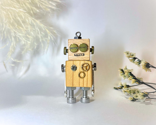 もくット】 自然の木を使用したハンドメイドロボット【MT-04】 その他