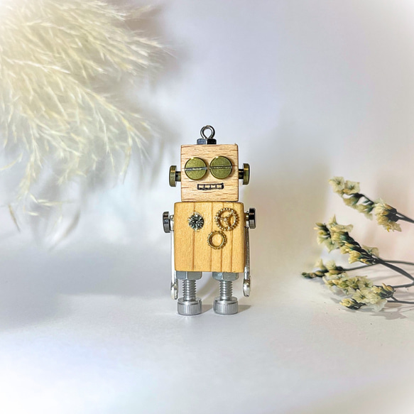 もくット】 自然の木を使用したハンドメイドロボット【MT-04】 その他