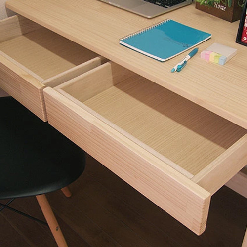 学習机 ハンドメイド天然木パイン材デスク「エル」勉強机 机