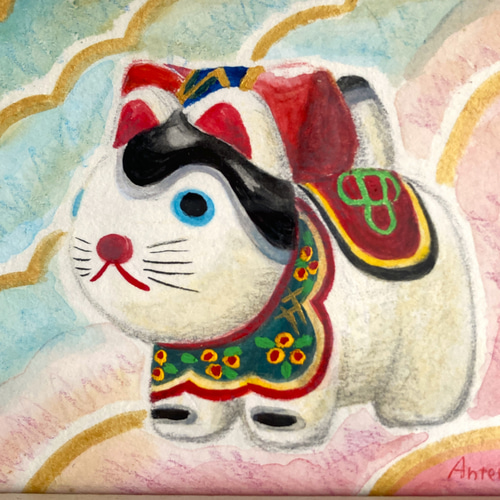 犬張子 イラスト タペストリー・壁掛け Antenna M 通販 19301018