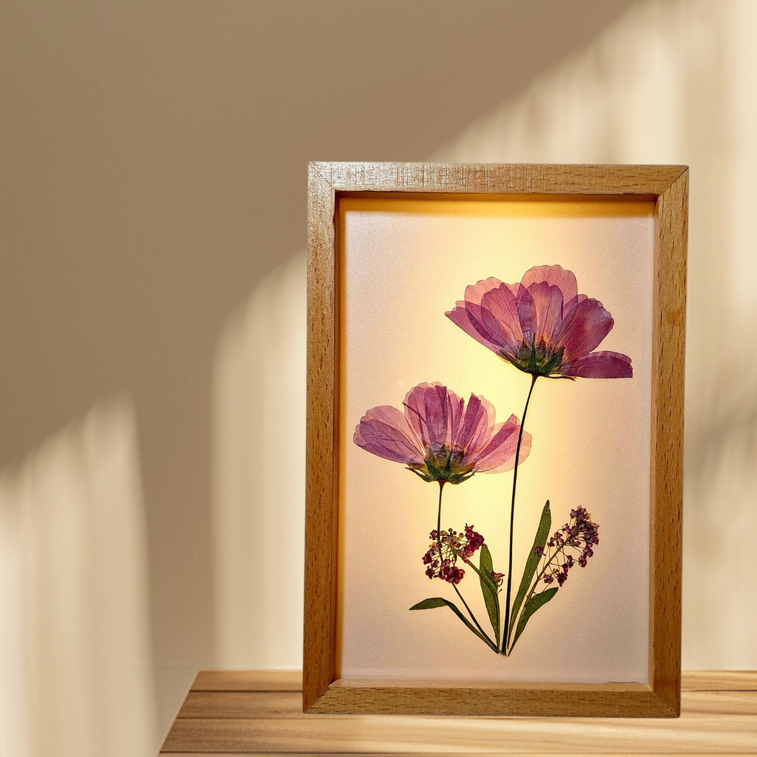 アンティーク★銘入りの押し花天板テーブル　美しい押し花作品を惜しげもなく天板に 6f0a912c00306ed6e33bcdaebf6407