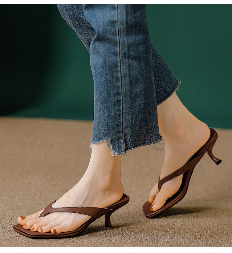 レディースフリップフロップハイヒールサンダル【返品・交換可】品質最優先 2539