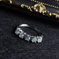 【ハンドメイド】オパール シルバーリング シルバー925 オパール 指輪・リング の人気通販｜Creema(クリーマ) ハンドメイド
