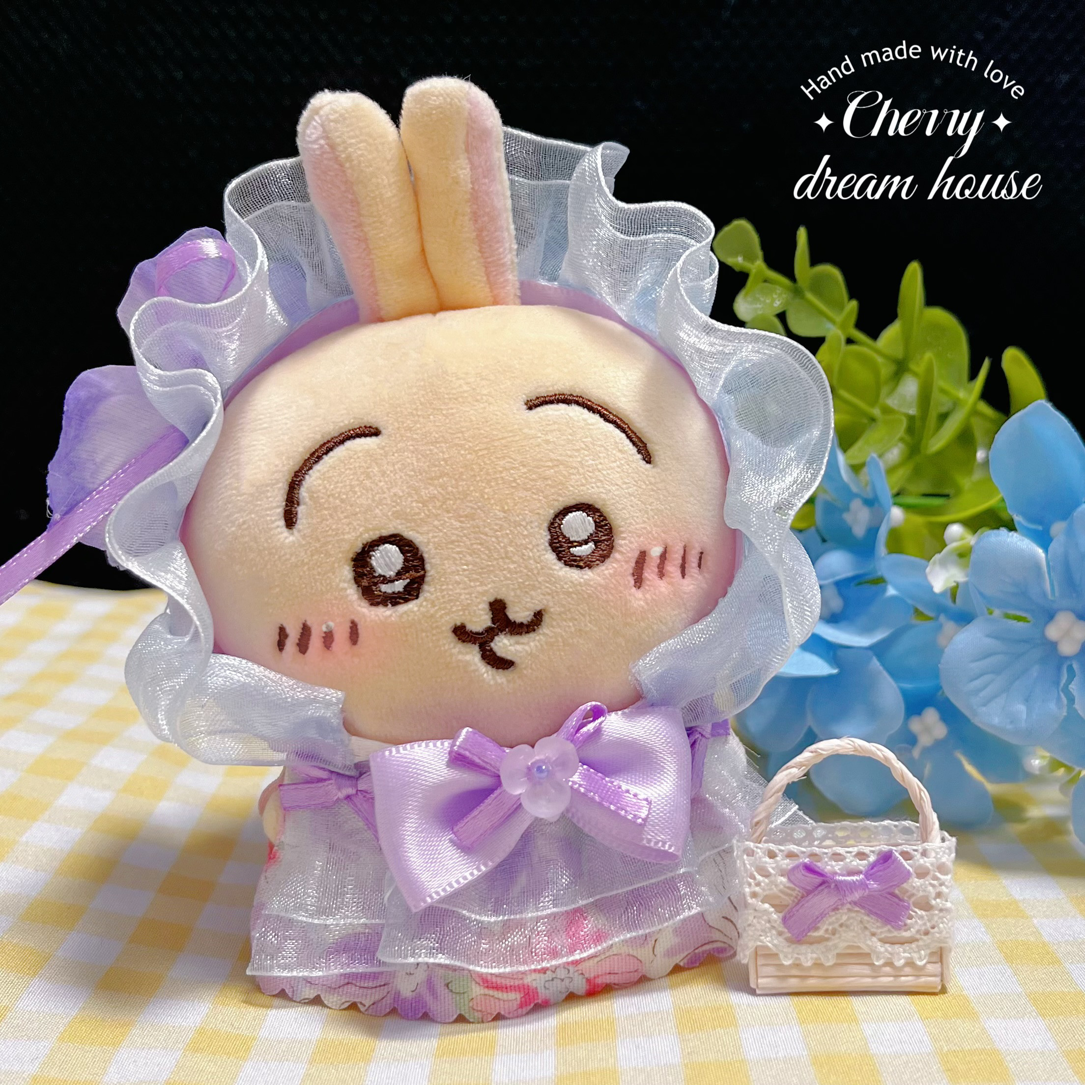 ぬい服 1 お花 帽子 ぱんだ ポシェット