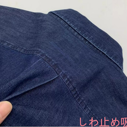 レトロ半袖シャツ男綿水洗シャツゆったり大きめサイズ日系夏デニムトップス 9枚目の画像