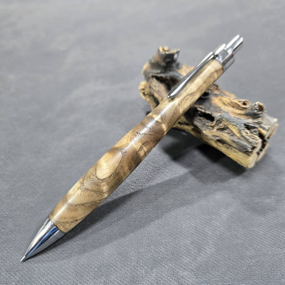 ウッドペンクラフト 神代タモ 神代タモ ウッドシャープペンシル【送料・ギフトボックス無料・当日