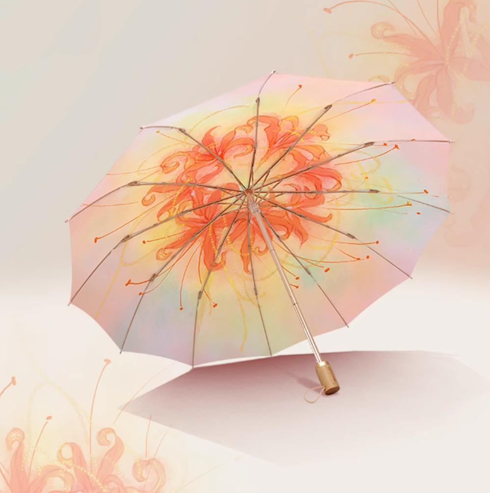 ☀晴雨兼用三つ折り☂軽量傘 ☂日傘 雨傘☂花柄