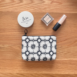 選べるカラー mina perhonen forest tile マルチポーチ ミナペルホネン