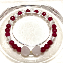 銅製ゴールド色フック☆薔薇☆ローズクォーツピアス 7A ピアス（フック