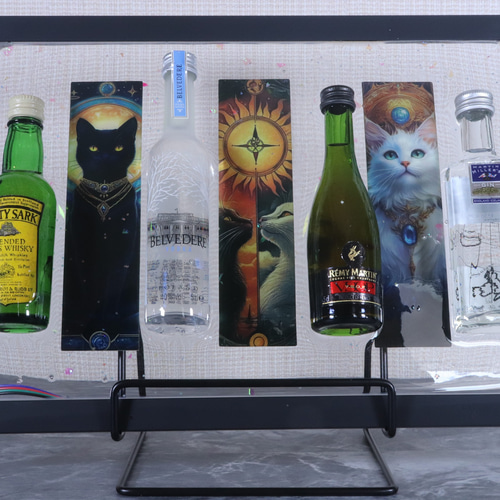 インテリア ハンドメイド レジンアート ミニチュアボトルディスプレイ 酒 bar インテリア ハンドメイド レジンアート ミニチュアボトル