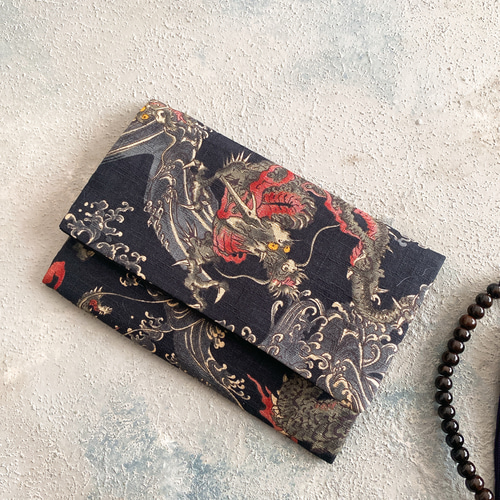 数珠袋 和柄 龍 ドラゴン 数珠入れ 念珠袋 念珠入れ 数珠ケース