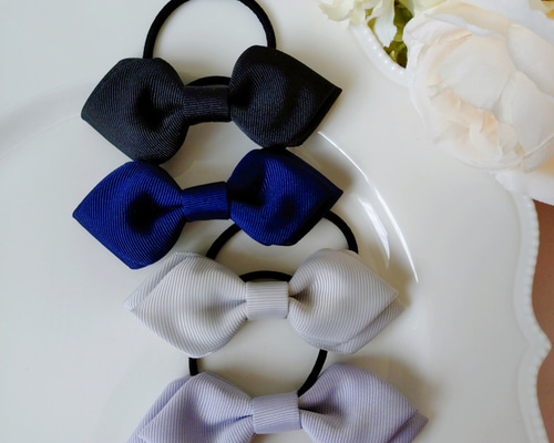 24色から選べれる ふたばりぼん 黒 紺 グレー 豊富な色を揃えています