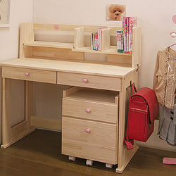 学習机 ハンドメイドパイン材 「ステップアップ」3点セット 勉強机