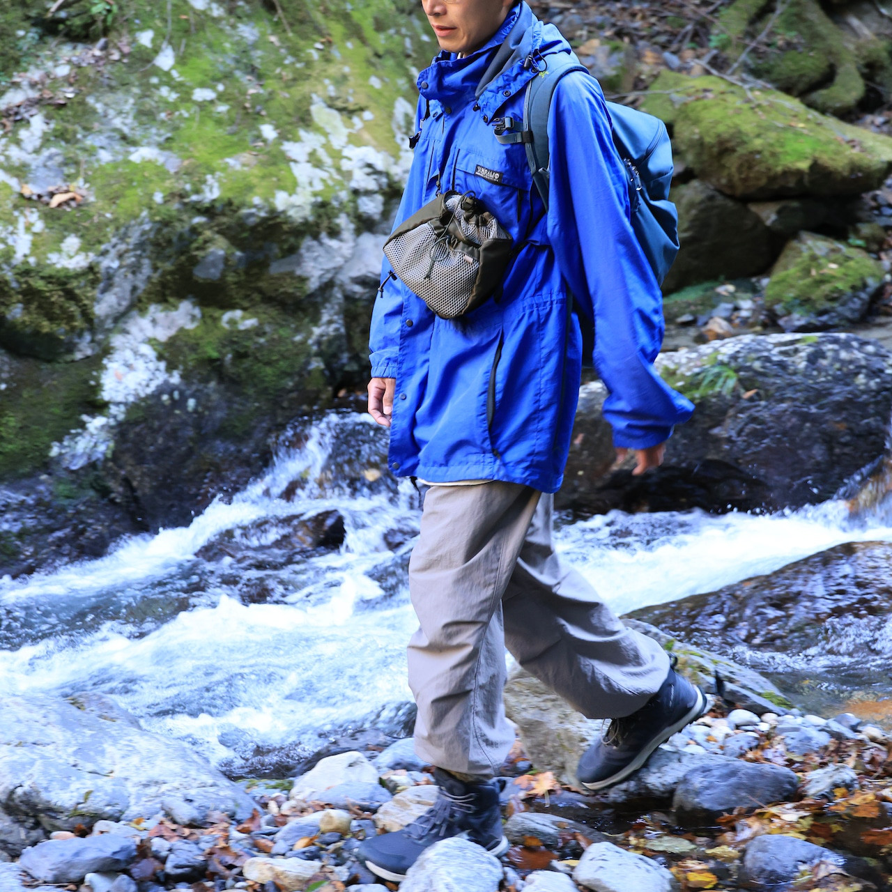 巾着型　アウトドアサコッシュ　- yama biku - 6,952円