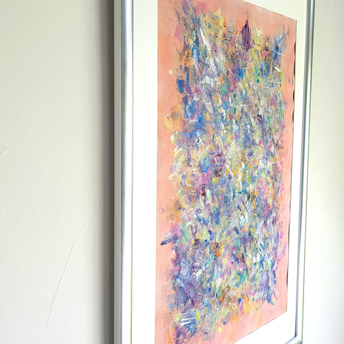 香水 / 抽象画 77×56㎝ B2 額縁セット 原画1点のみ モダンアート 香水 / 抽象画 77×56㎝ B2 額縁セット 原画1点のみ モダンアート