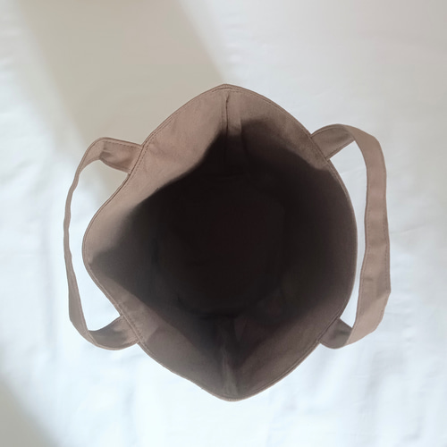 布で作った＊シンプルバケツバッグ バケツバッグ cloverry 通販