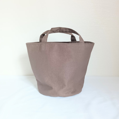 布で作った＊シンプルバケツバッグ バケツバッグ cloverry 通販