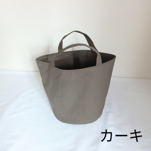 布で作った＊シンプルバケツバッグ バケツバッグ cloverry 通販