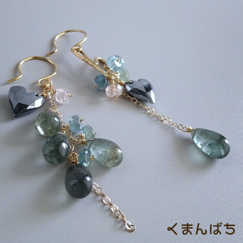 14kgf モスアクアマリンチャーム