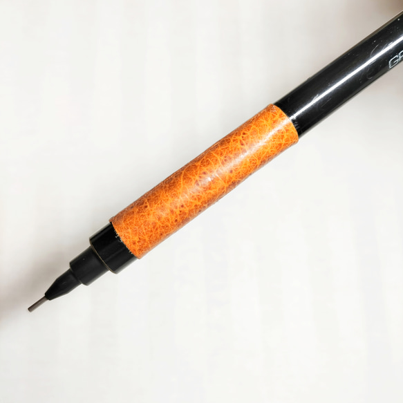 グラフ1000フォープロ用本革グリップ アンティーク ブラウン ペン