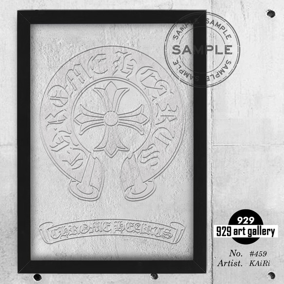 CHROME HEARTS type☆オマージュアートインテリアポスター＃459