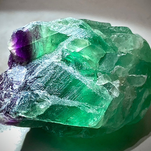 バイカラー フローライト 蛍石 ラフストーン 原石 その他置物 東洋