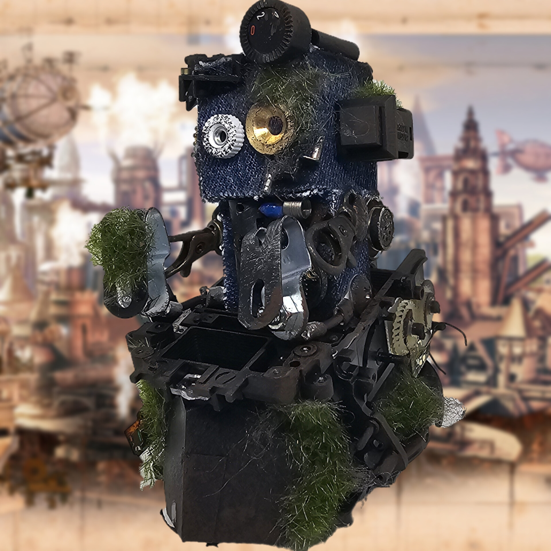 た）ライドオン デニムロボット スチームパンク