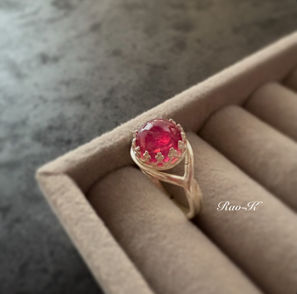 ✨ヨーロピアン・アンティーク調リング〜ルビー 指輪・リング Rao-K