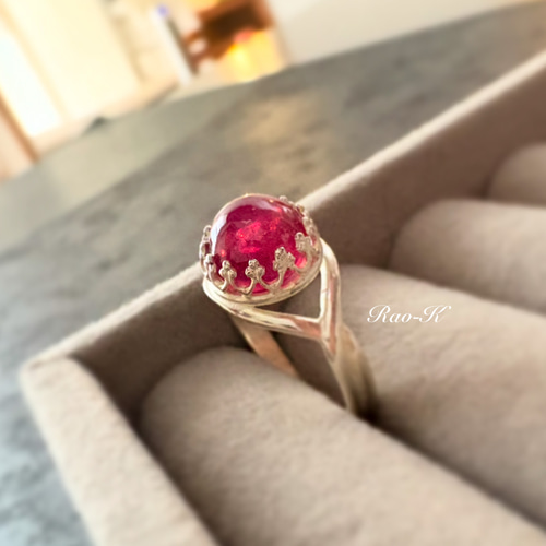 ✨ヨーロピアン・アンティーク調リング〜ルビー 指輪・リング Rao-K
