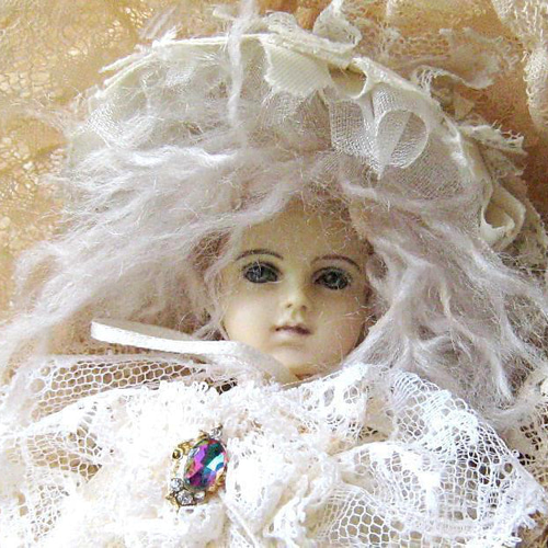 フェイスドール　妖精　エルフ　ピクシー　ビンテージ 人形 手 no brand（ノーブランド）の「BJD エルフ 吸血鬼 1/4 本体＋眼球