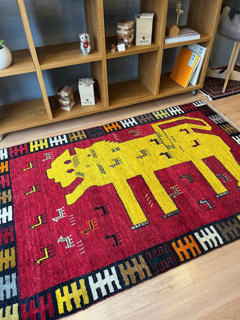 ■SALE■送料無料■シラーズ（ライオン）【150×100】No.6138　リビング・寝室・プレゼント