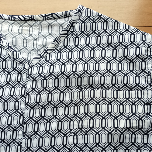 ⑥浴衣リメイク　Ｔシャツ 浴衣でTシャツ縫ってましたー#浴衣ブラウス #浴衣tシャツ#ゆかた