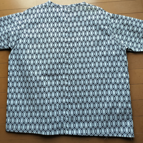⑥浴衣リメイク　Ｔシャツ 浴衣でTシャツ縫ってましたー#浴衣ブラウス #浴衣tシャツ#ゆかた