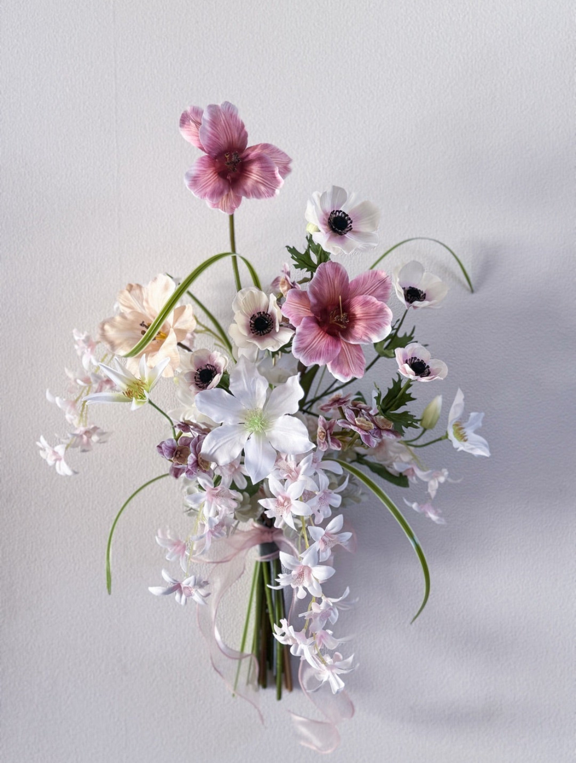 お部屋に飾れるウェディングブーケ　(ピンク)