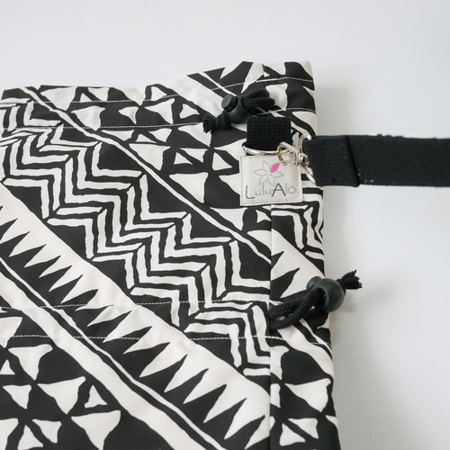 イプケース ブラック×生成り フラダンス 楽器ケース その他バッグ