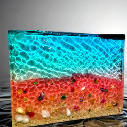 壁掛けアート キャンバスアート 海アート ハワイ レジン レジン