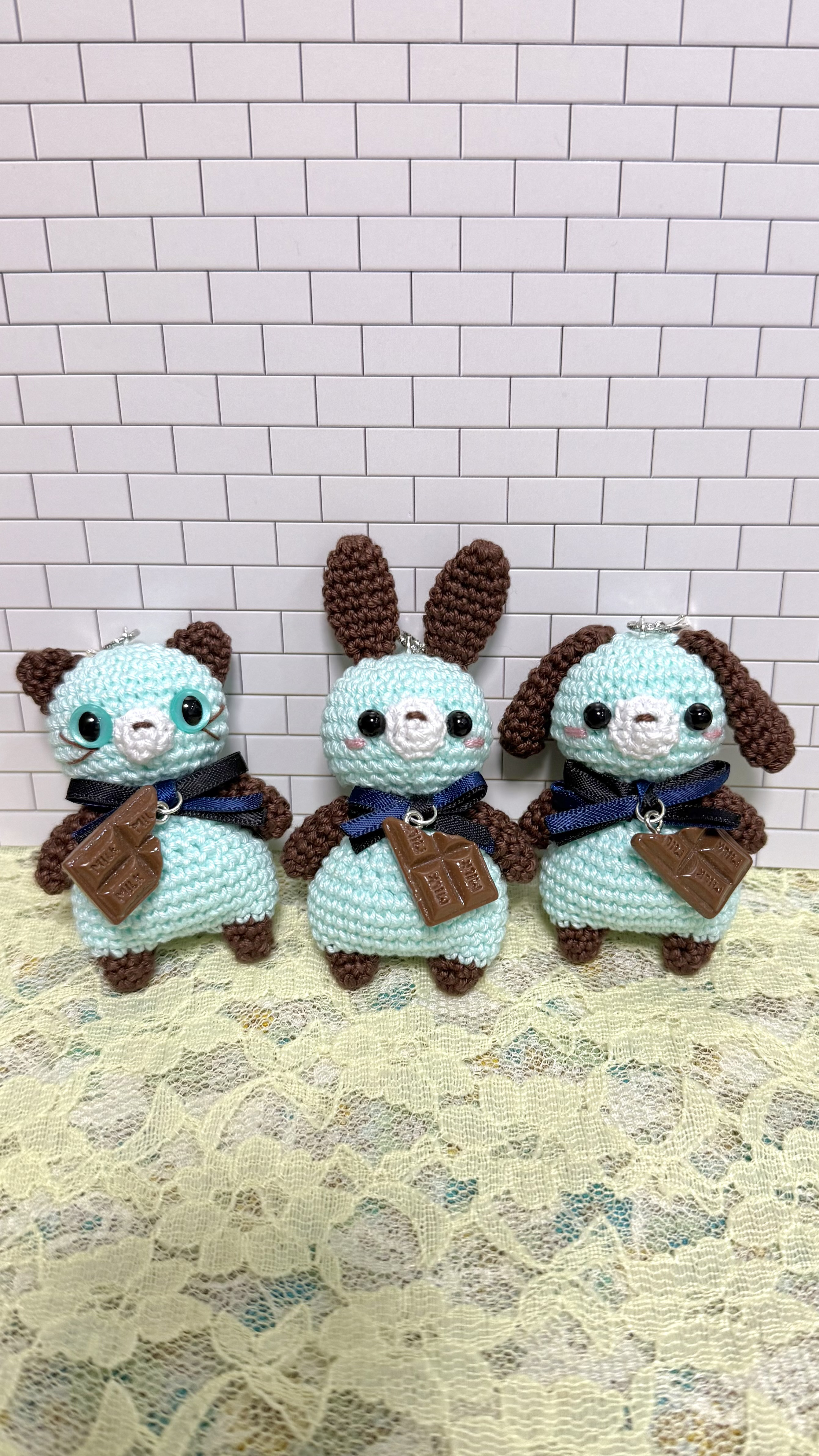 自作ぬいぐるみ・チョコミントの男の子