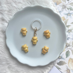 【名入れ】アンブレラマーカー（くまクッキー）ネームタグ イニシャルチャーム 傘マーカー ペットボトルマーカー 9枚目の画像