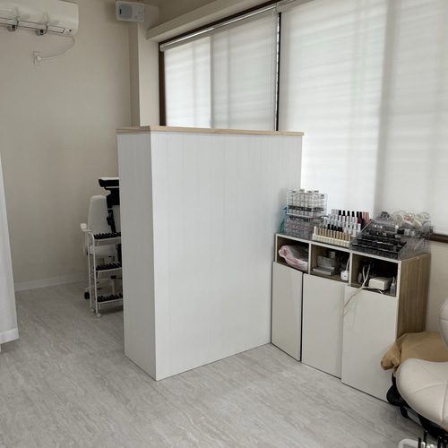 ハイカウンター レジカウンター 目隠し 間仕切りカウンター 机・デスク