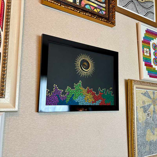 kitatikオリジナル立体絵画「DRAGON MOON」シリーズ 第2作 絵画
