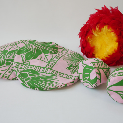 ウリウリケース ピンク×グリーン フラダンス 楽器ケース その他バッグ