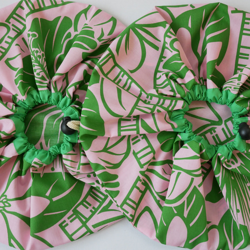 ウリウリケース ピンク×グリーン フラダンス 楽器ケース その他バッグ