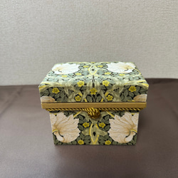 インテリア茶箱3点セット ウィリアムモリスアイリス インテリア茶箱10K William Morris 「Strawberry Thief」Red