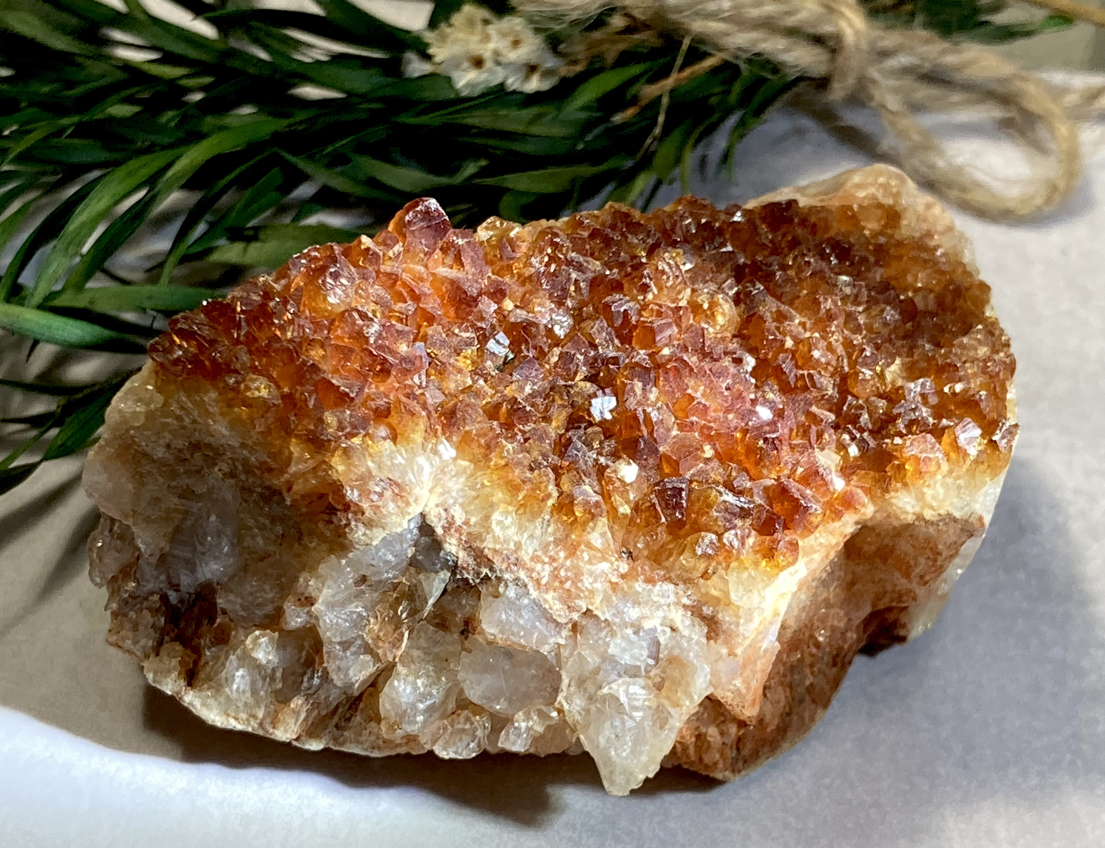 ✴︎恋愛・ビジネス✴︎ シトリンクォーツ　原石　ラフストーン　クラスター