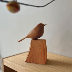 飛騨の木鳥(ことり) 小 えんじゅ その他置物 node 通販 18146523
